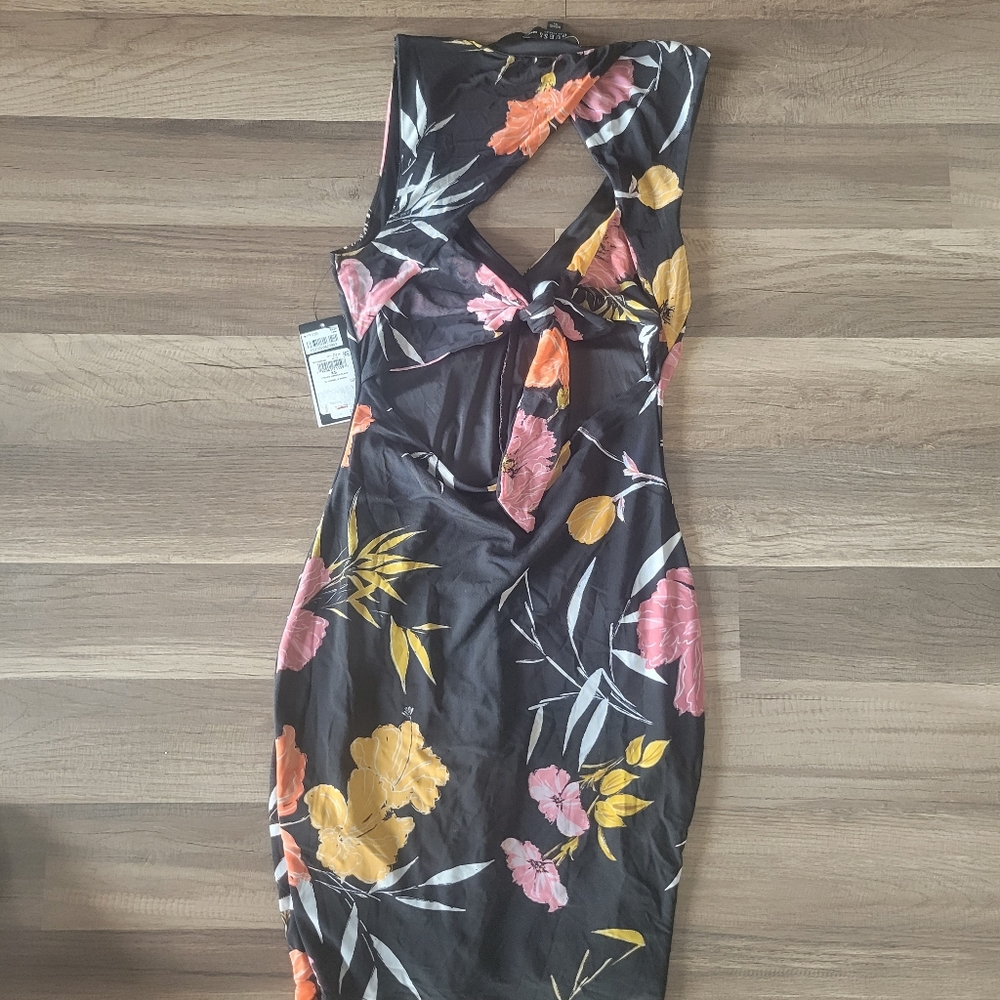 Guess open back dress